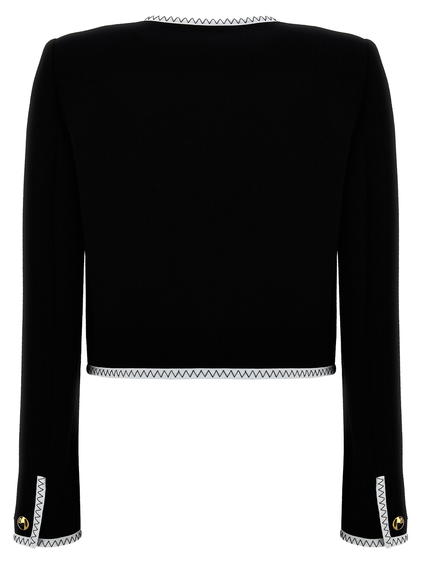 Moschino Crepe Short Jacket