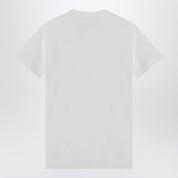 Moschino White cotton T-shirt with logo
