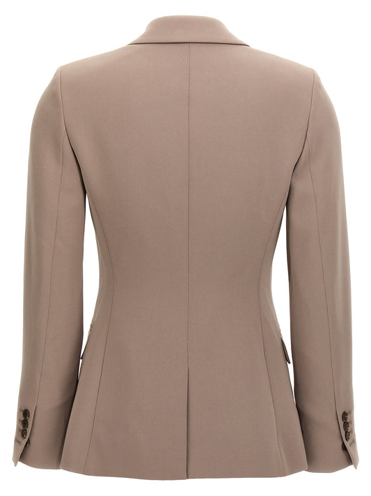 Theory Staple Blazer — Women’s Beige Jacket (Staple)