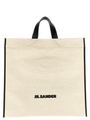 Jil Sander Border Book Tote Square Shopping Bag