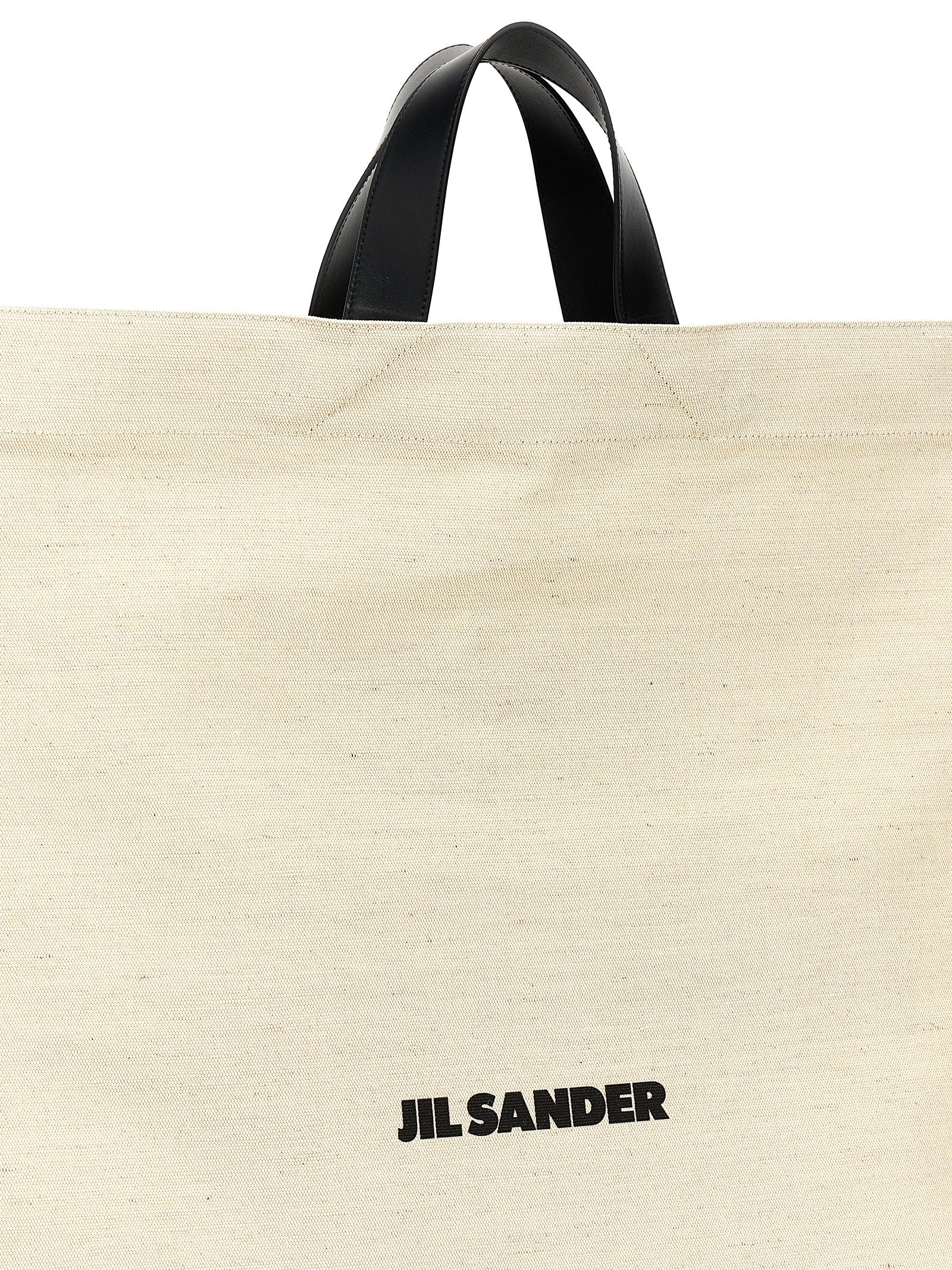 Jil Sander Border Book Tote Square Shopping Bag
