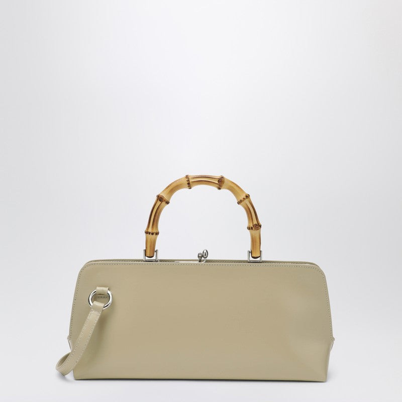 Jil Sander Small Goji Bamboo bag in almond colour