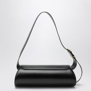 Jil Sander Large Cannolo shoulder bag in black