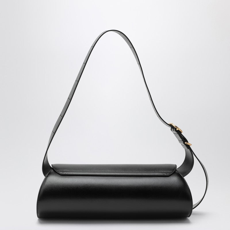 Jil Sander Large Cannolo shoulder bag in black