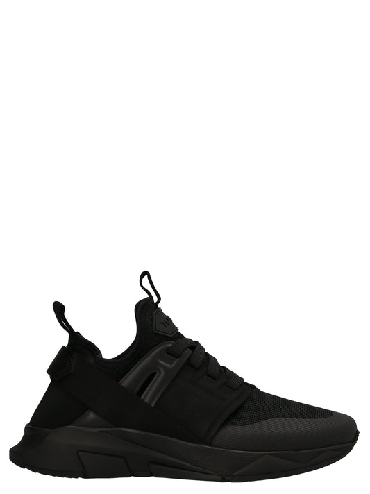 Tom Ford Sneakers — Logo Techno for Men, Black