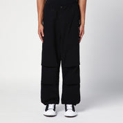 Maison MIHARA YASUHIRO Black Parachute Trousers in Cotton