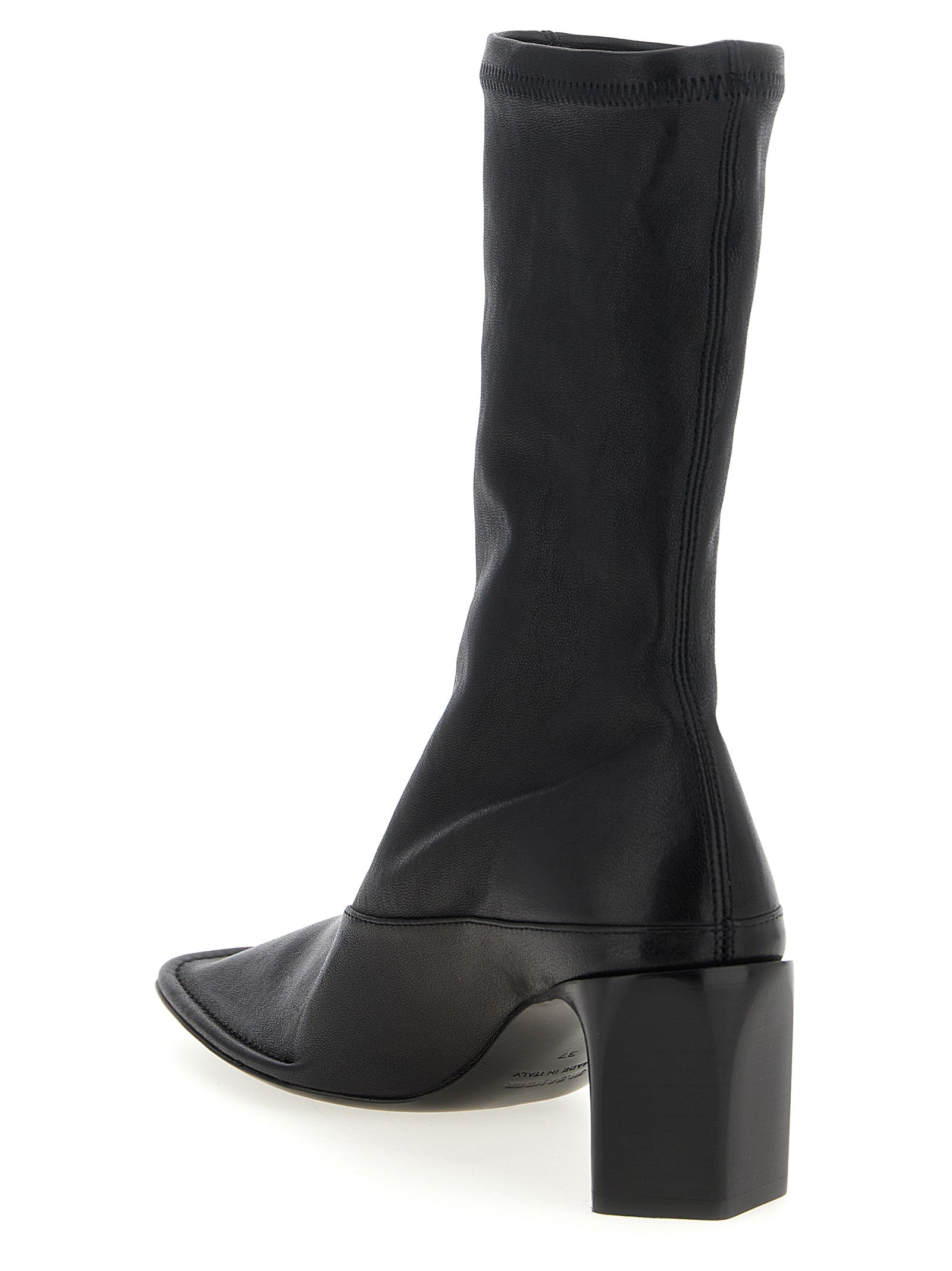 Jil Sander Nappa Ankle Boots