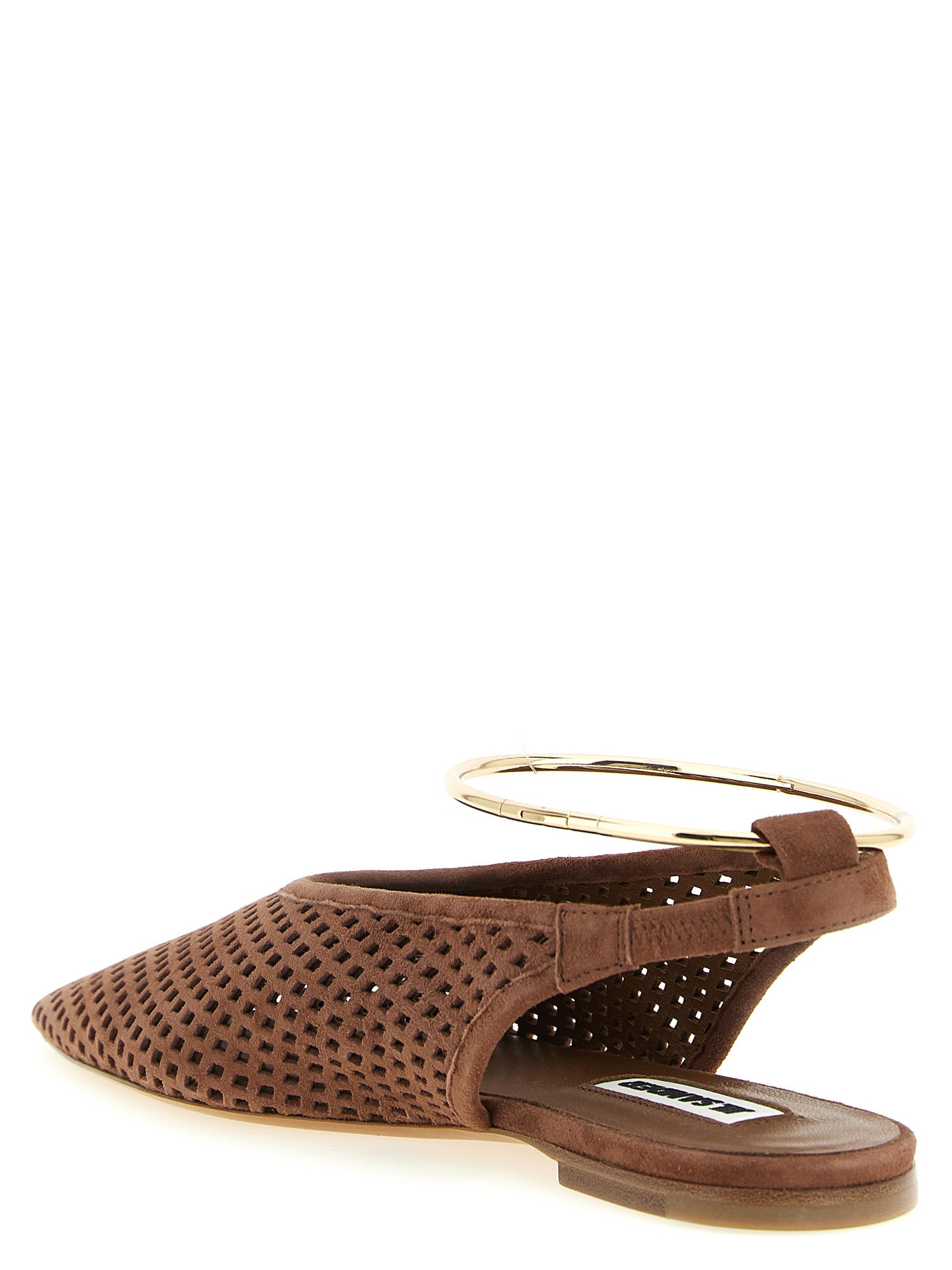 Jil Sander Sling Back Ballet Flats — Brown EU