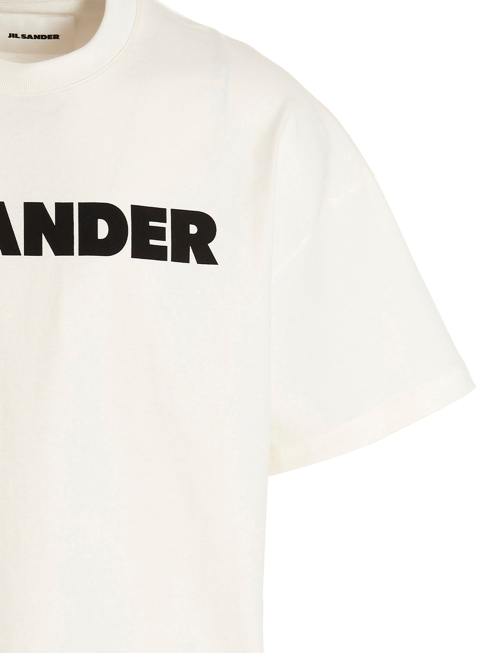 Jil Sander Logo Print T-shirt for Men — Designer Topwear