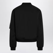 Jil Sander Black zipped bomber jacket
