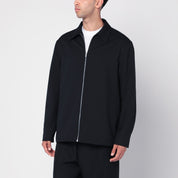 Veste légère bleu nuit Jil Sander en gabardine technique
