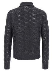 Jil Sander Openwork Wool Cardigan