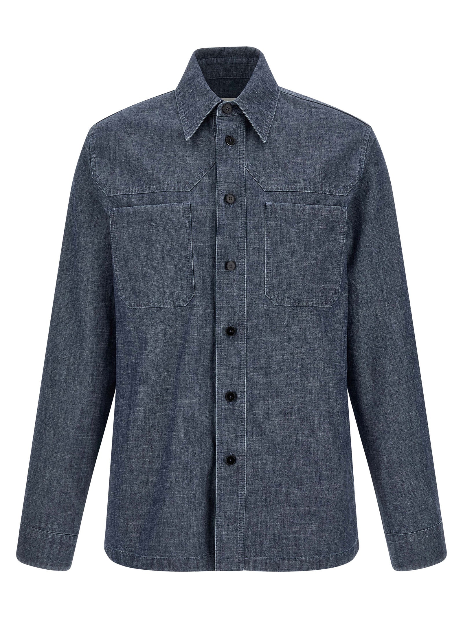 Jil Sander 203 Shirt — Men's Chambray Western Shirt