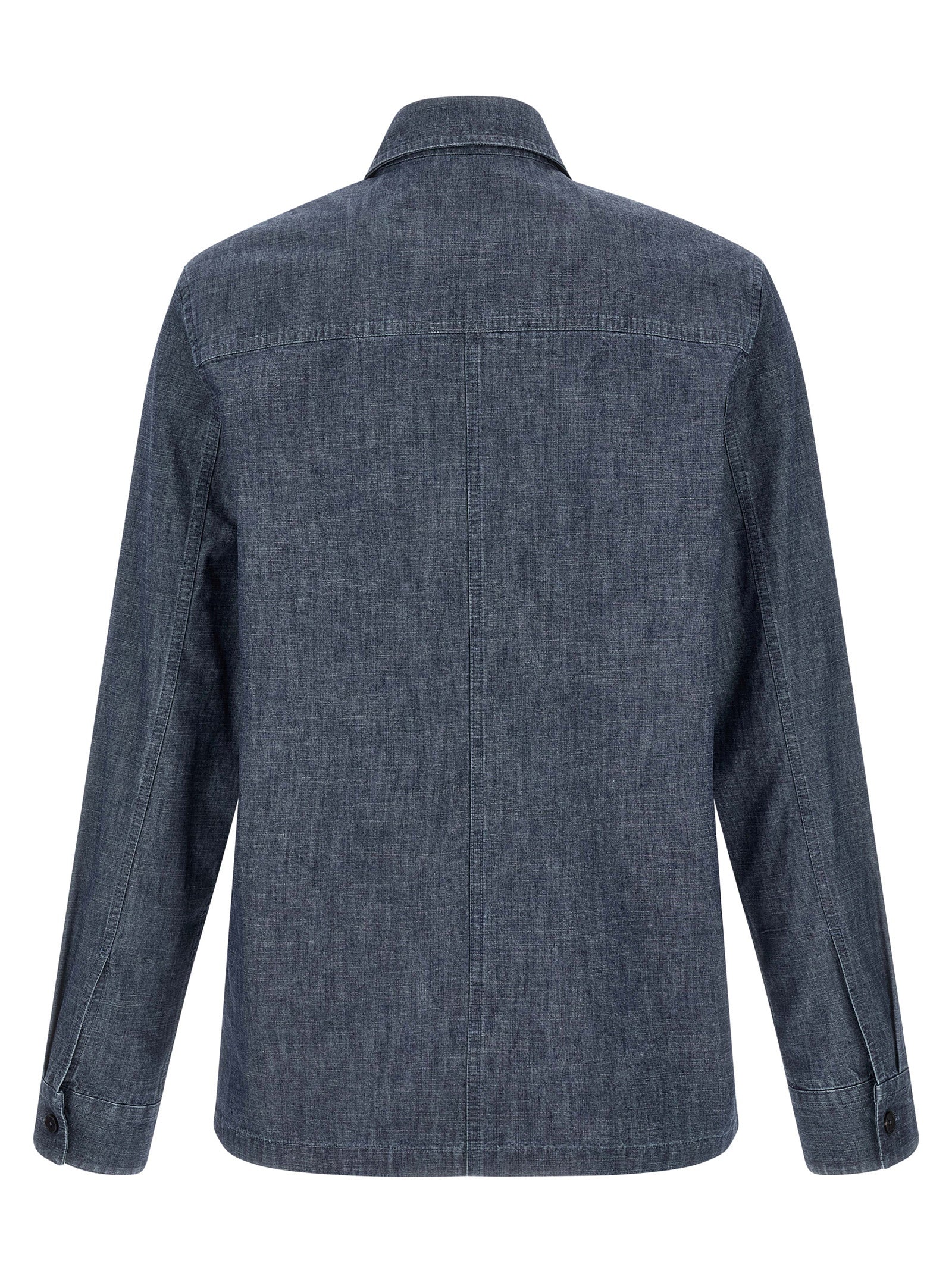 Jil Sander 203 Shirt — Men's Chambray Western Shirt
