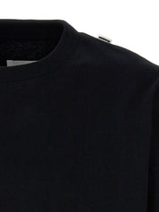 Jil Sander Basic T-shirt for Men — Black Crewneck