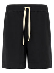 Jil Sander Embroidered Logo Bermuda Shorts