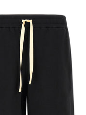 Jil Sander Embroidered Logo Bermuda Shorts