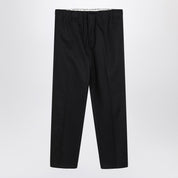 Jil Sander Navy blue cotton pants