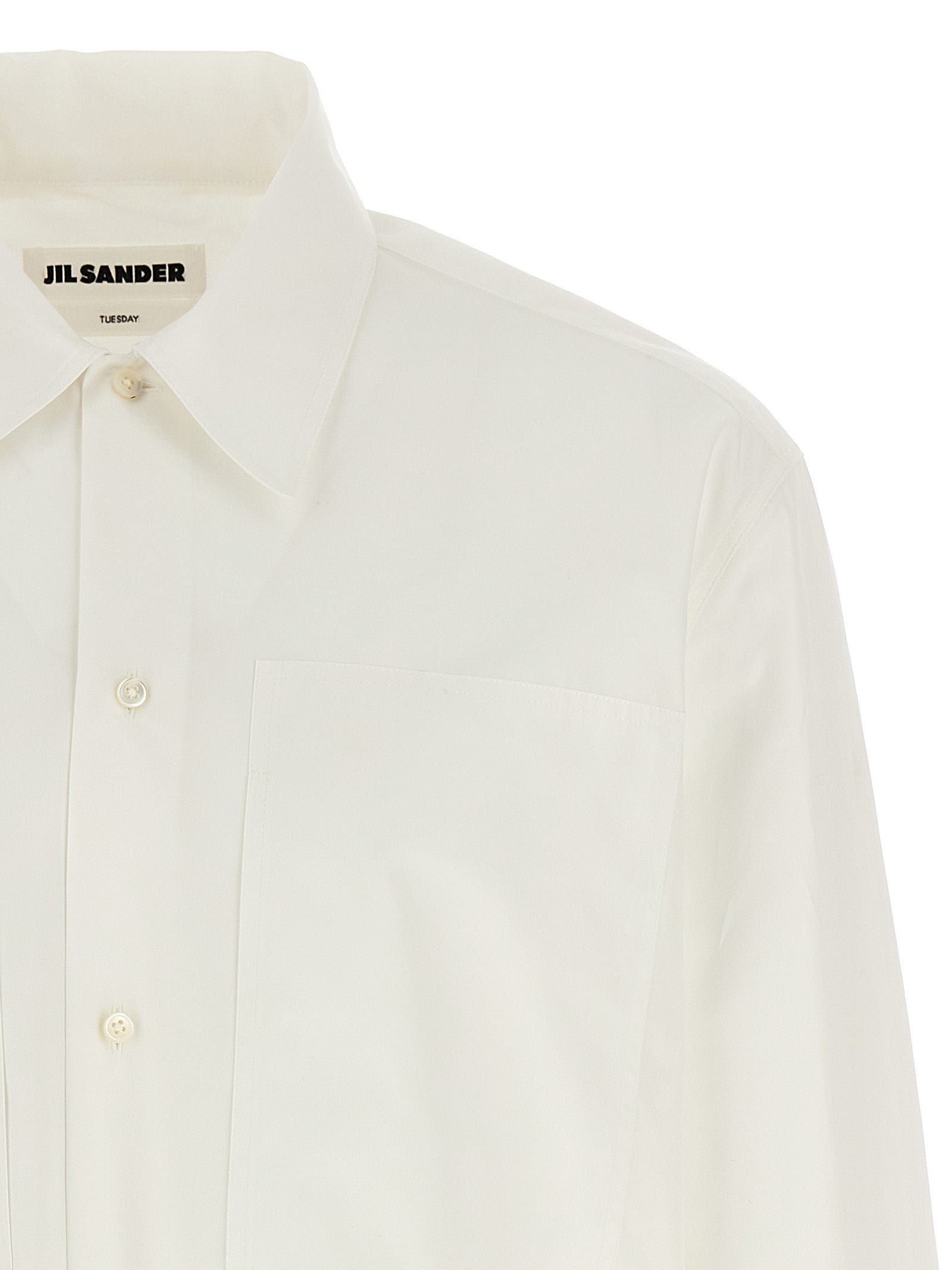 Jil Sander Tuesday A.M. Shirt — Men's White Shirt