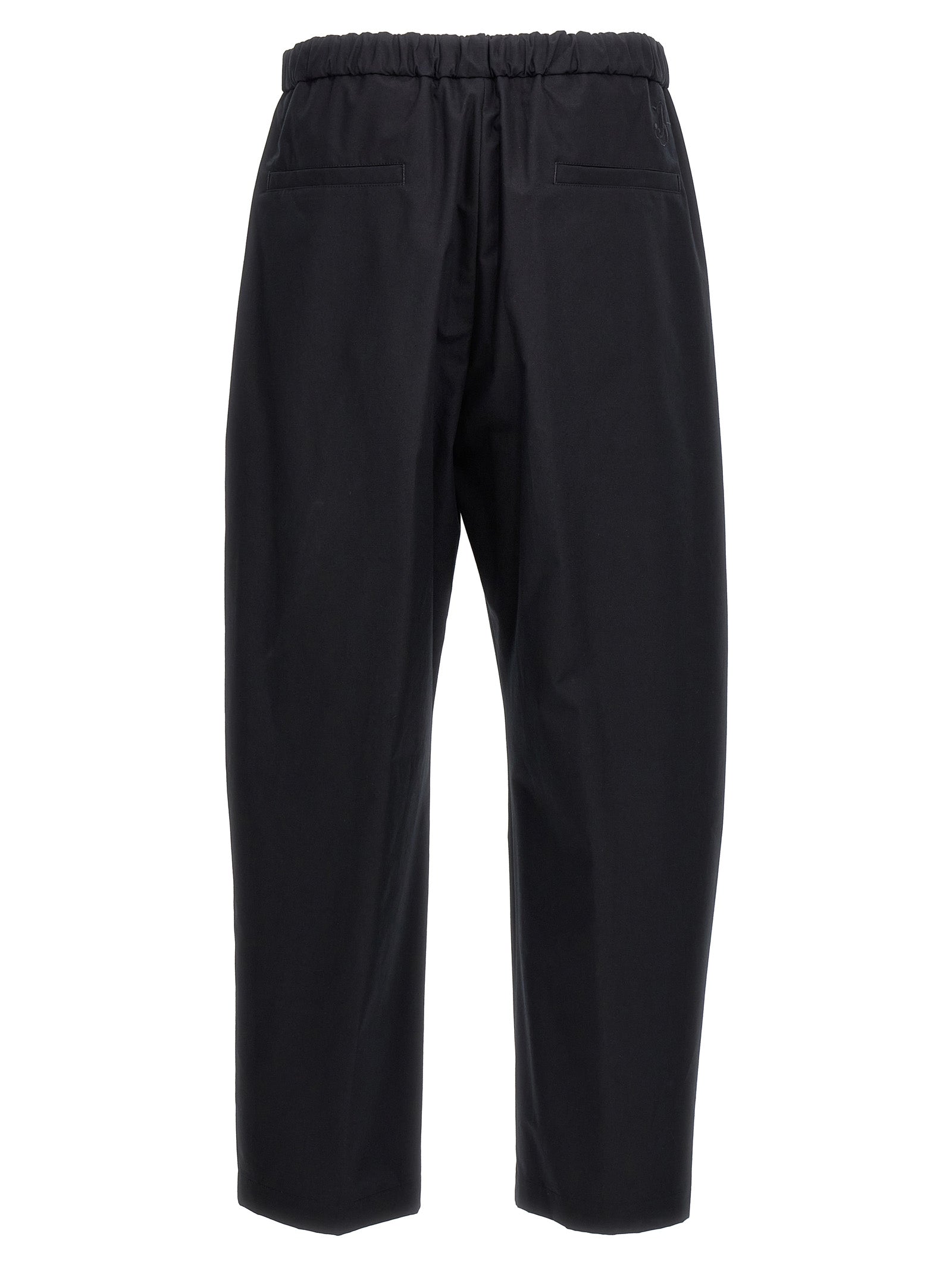 Jil Sander 233 Trousers - Blue Cotton Pants