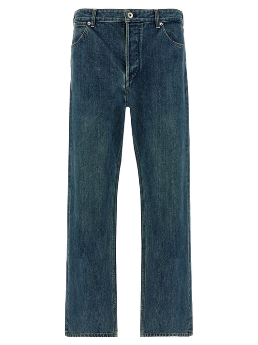Jil Sander 266 Jeans — Men's Washed Blue Denim