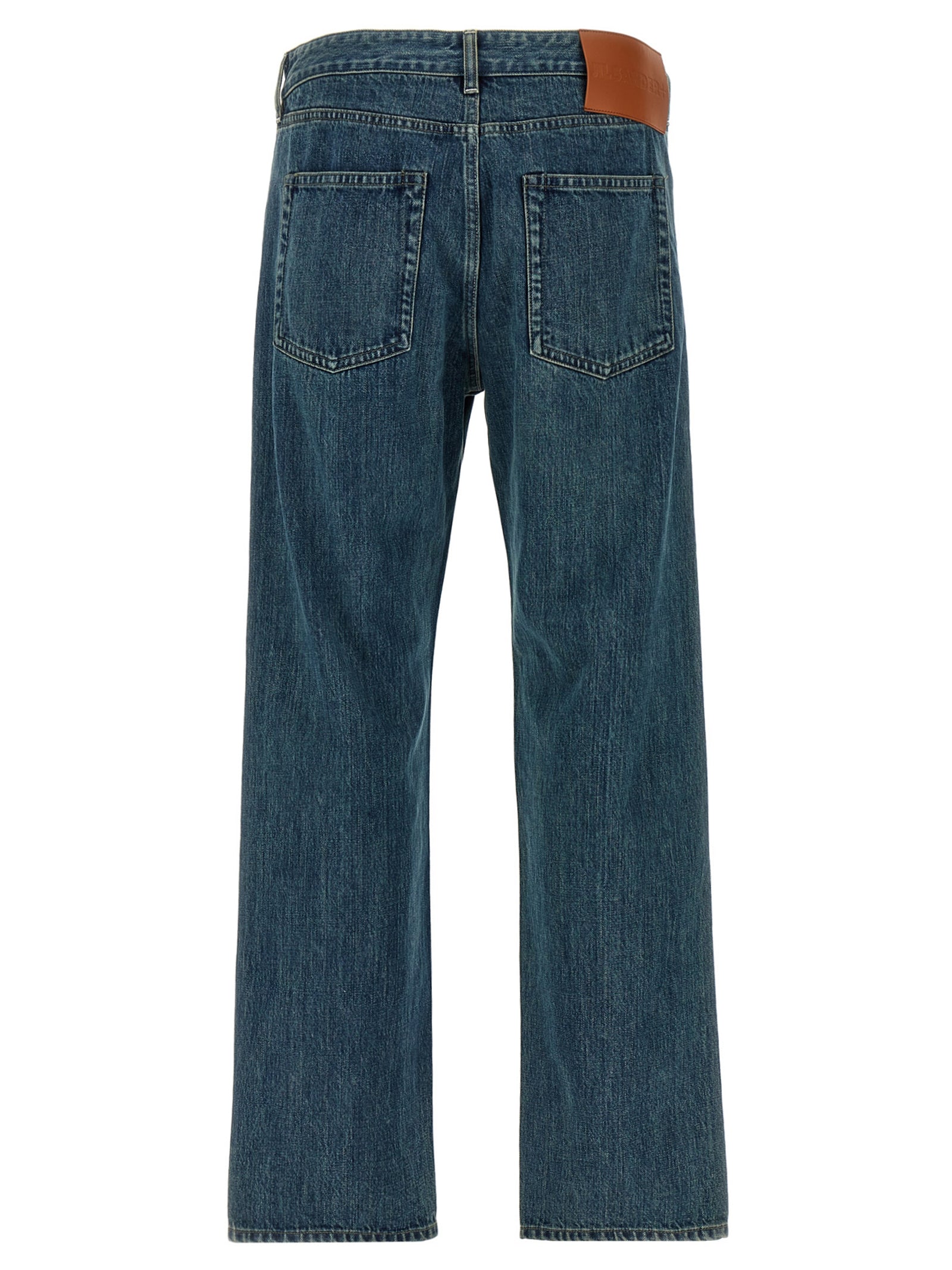 Jil Sander 266 Jeans — Men's Washed Blue Denim