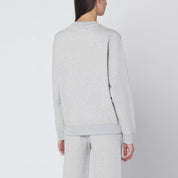 Jil Sander Light grey sweatshirt with logo print