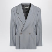 Lemaire Grey mélange double-breasted jacket