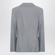 Lemaire Grey mélange double-breasted jacket