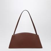 Bolso de piel marrón oscuro Noesi Jade