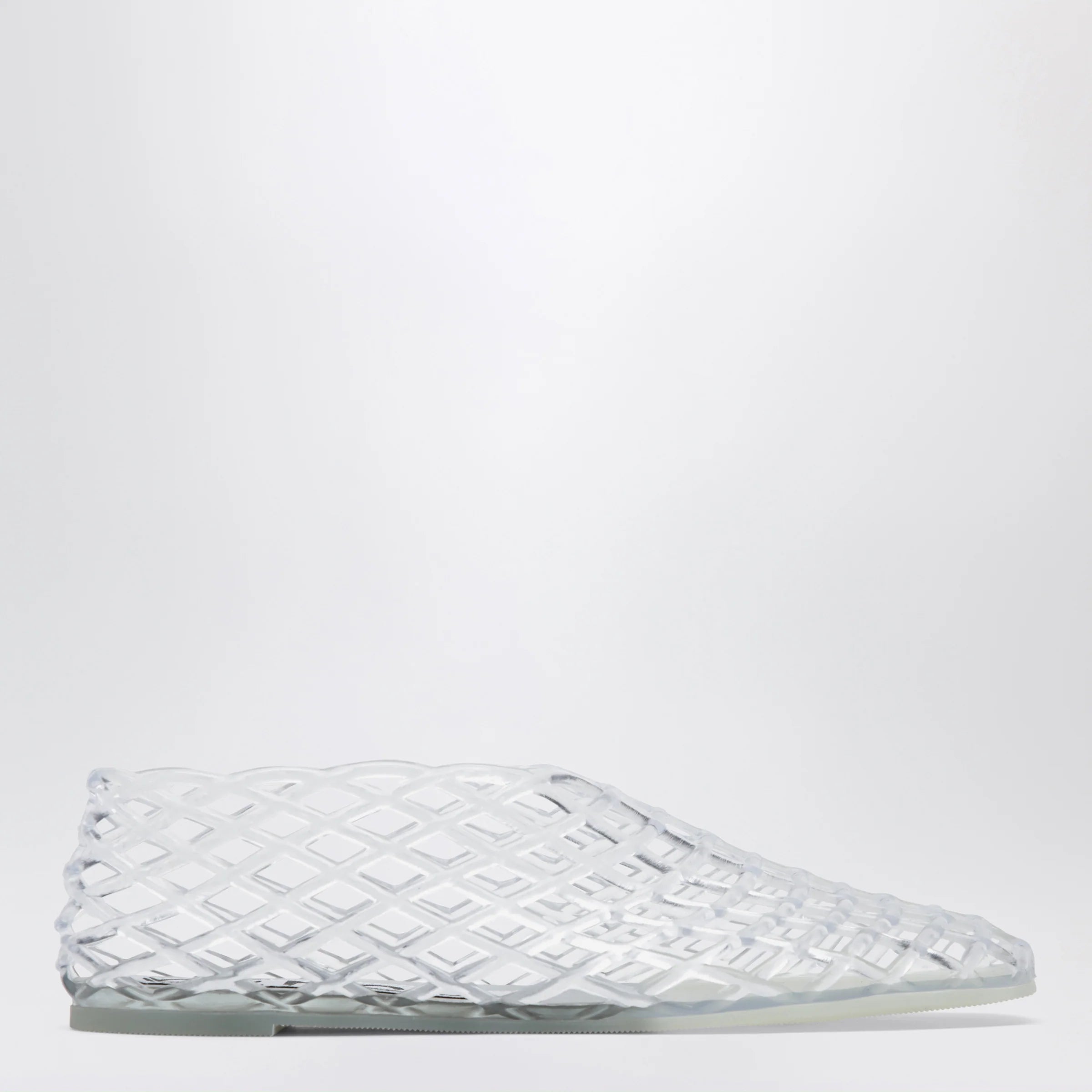 SENSO Transparent rubber mesh ballet flats