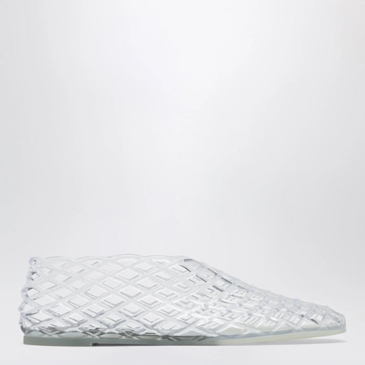 SENSO Transparent rubber mesh ballet flats