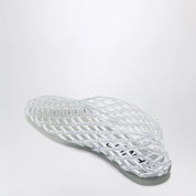 SENSO Transparent rubber mesh ballet flats