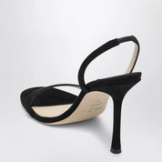 Jimmy Choo Jenn 100 black suede sandals