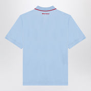 adidas by Wales Bonner Light blue polo shirt with logo