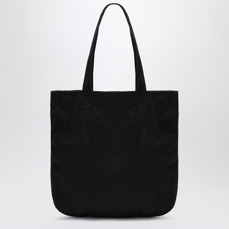 adidas Y-3 Black cotton tote bag with logo