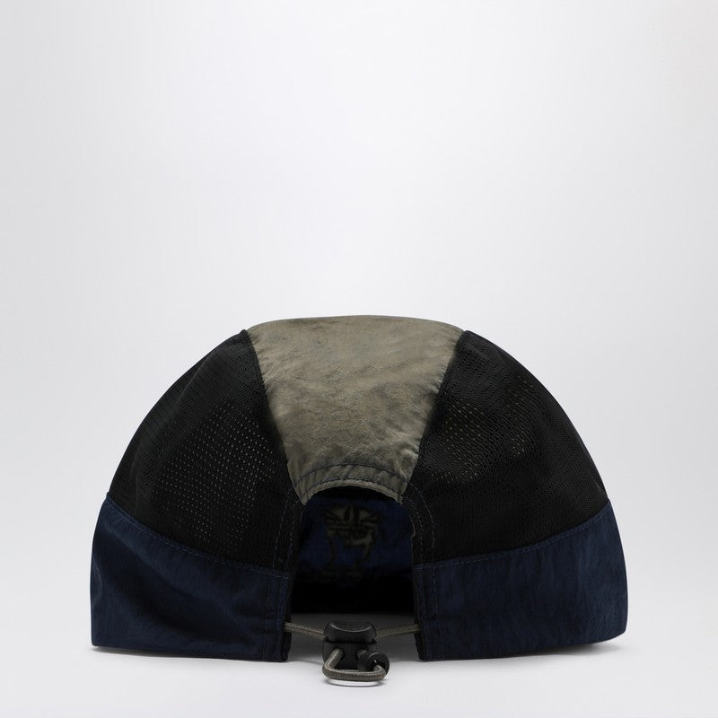 adidas x Brain Dead Black/blue/green baseball cap with logo