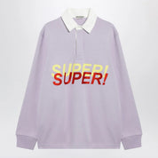 J.W. Anderson Lilac Super Super Polo Shirt — Topwear