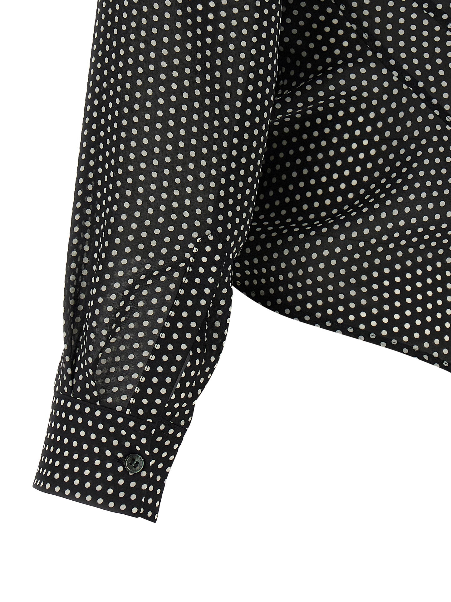 Junya Watanabe Polka Dot Shirt — Women's Silk-Effect