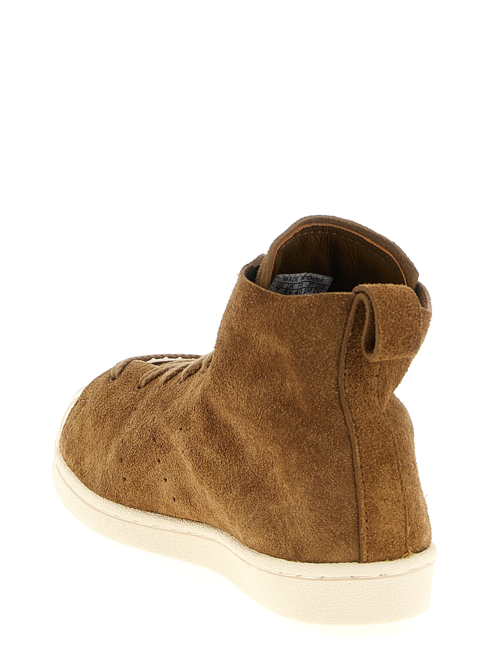 Adidas Originals Superstar Hi Sneakers — Womens Beige