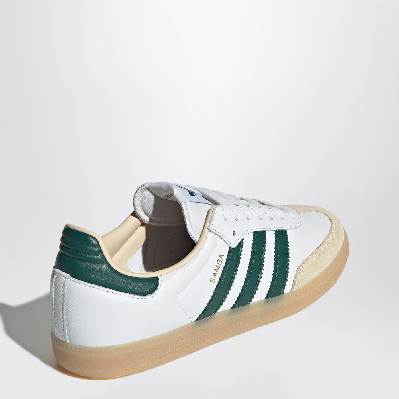 adidas Originals Samba OG white/green/beige Sneakers
