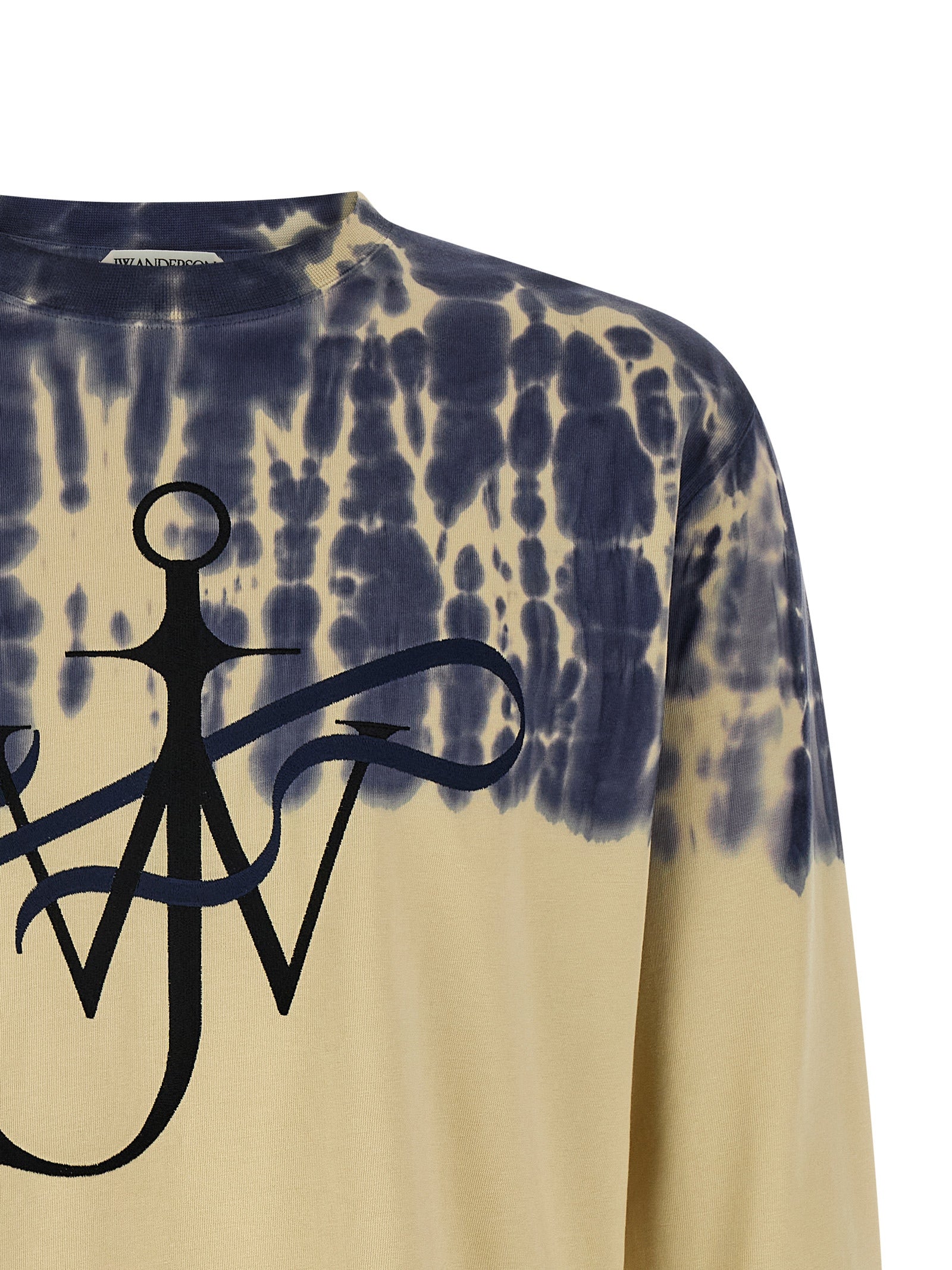 J.w.anderson Ribbon Anchor Tie-dye T-shirt