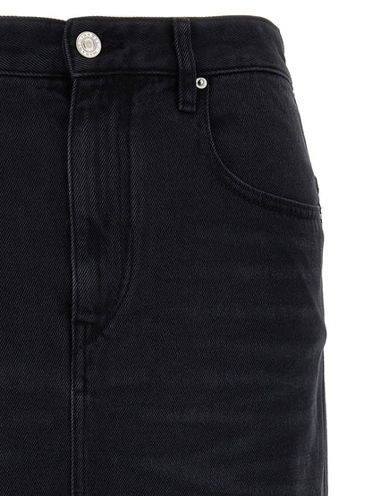 Isabel Marant Tilauria Skirt - Denim Split Skirt