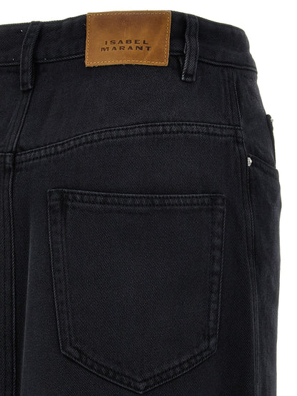 Isabel Marant Tilauria Skirt - Denim Split Skirt