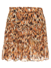 Isabel Marant Roumi Skirt — Orange Mini Skirt