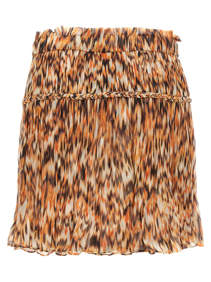 Isabel Marant Roumi Skirt — Orange Mini Skirt