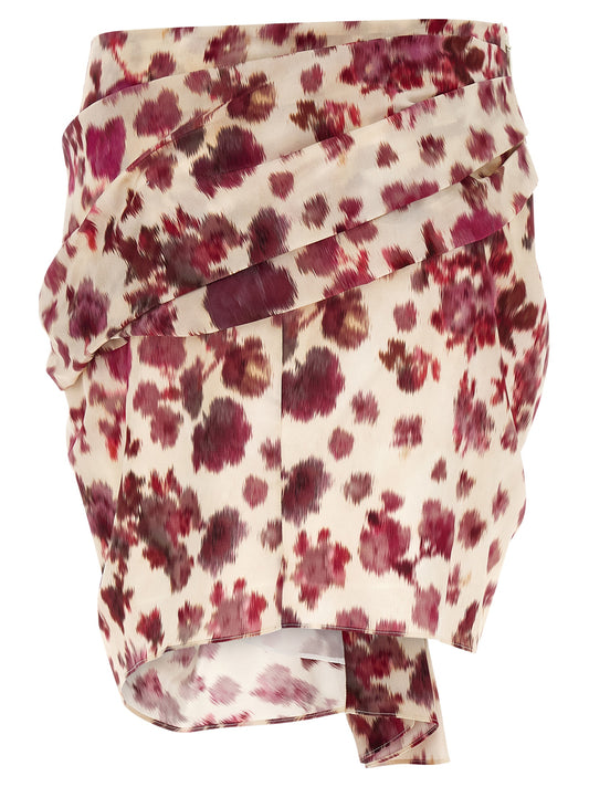 Isabel Marant Ovia Skirt — Pink Draped Mini, From €490