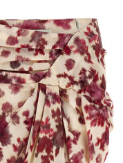 Isabel Marant Ovia Skirt — Pink Draped Mini, From €490