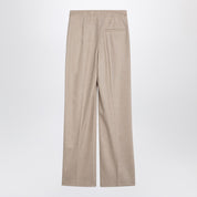 Beige Wool & Cashmere Trousers — LouLou De Saison