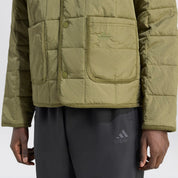 adidas Originals Green quilted jacket